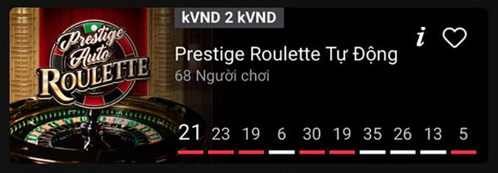 Prestige Auto Roulette