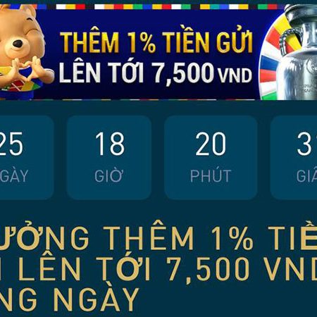 Gửi tiền đều tay, thưởng thêm 1% mỗi ngày lên tới 7,500 VND 